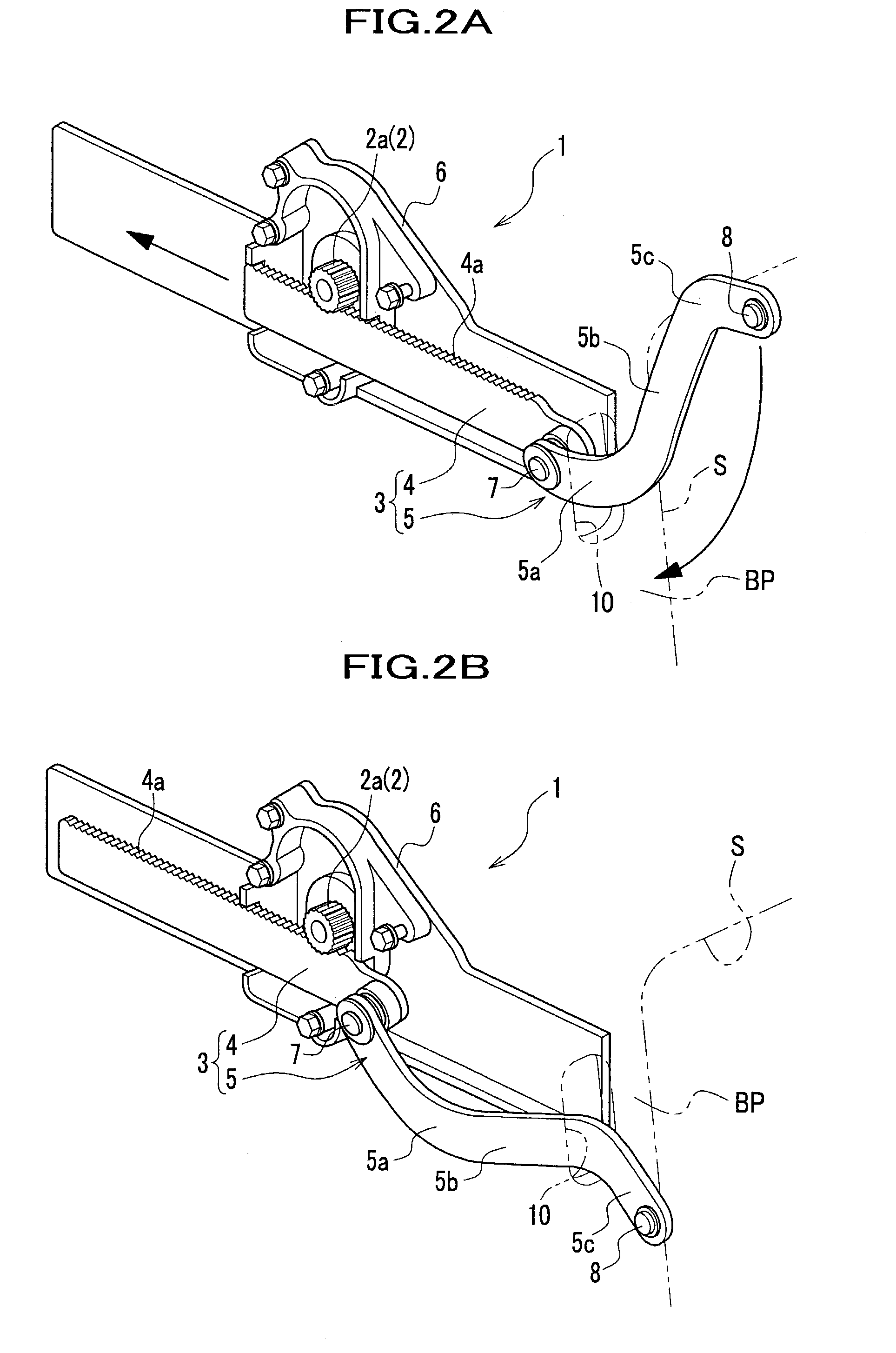 Vehicle door open-close device