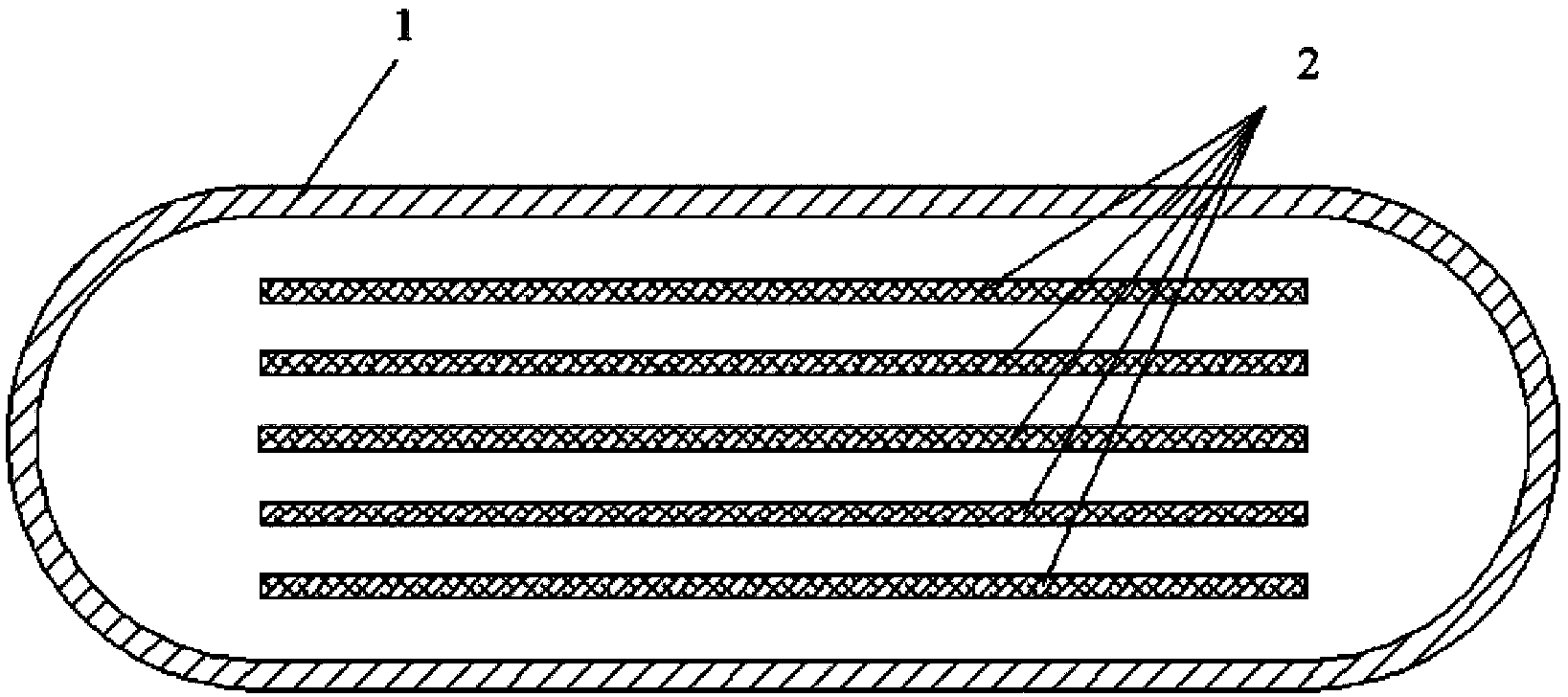 Constant-temperature air storage system applied to compressed air energy storage power generation system