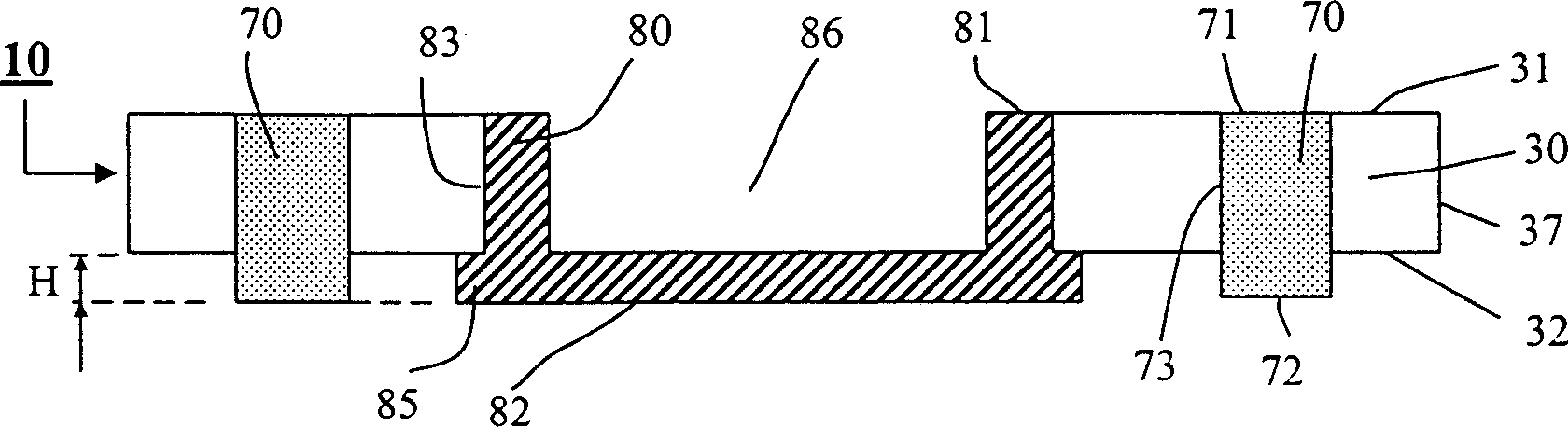 Circuit board of electronic device and mfg method thereof