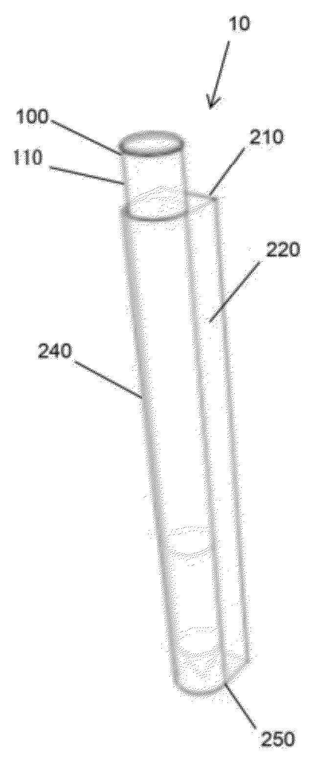 Writing implement with storage enclosure