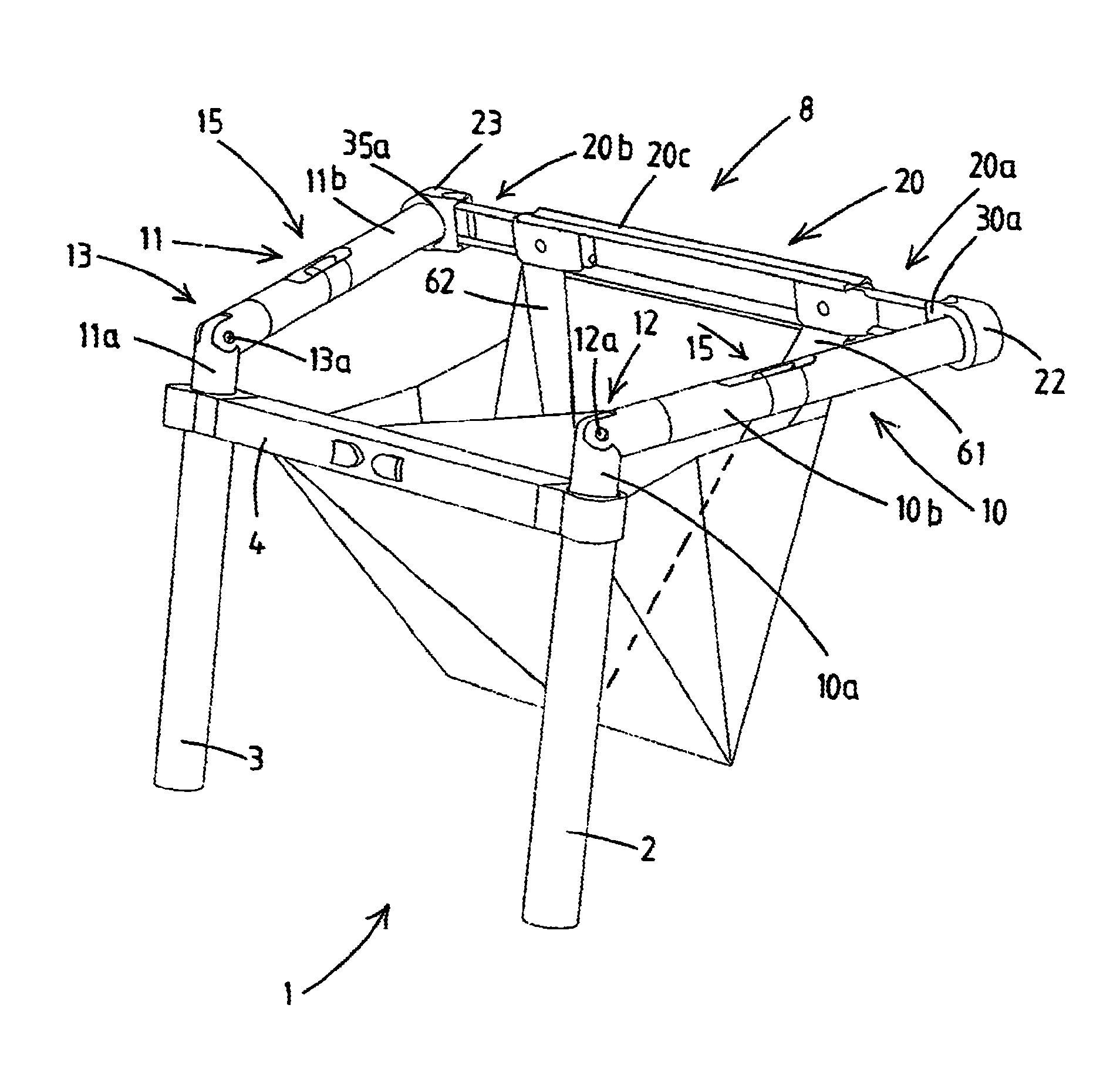 Portable ladder with a stand off device