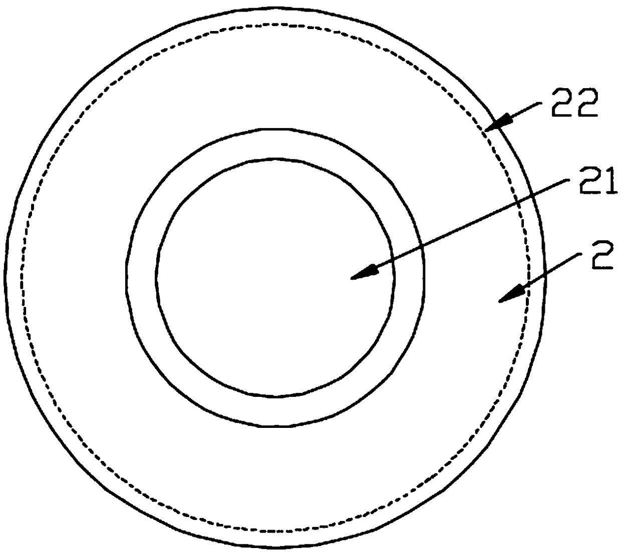 Two-dimensional code printing mold