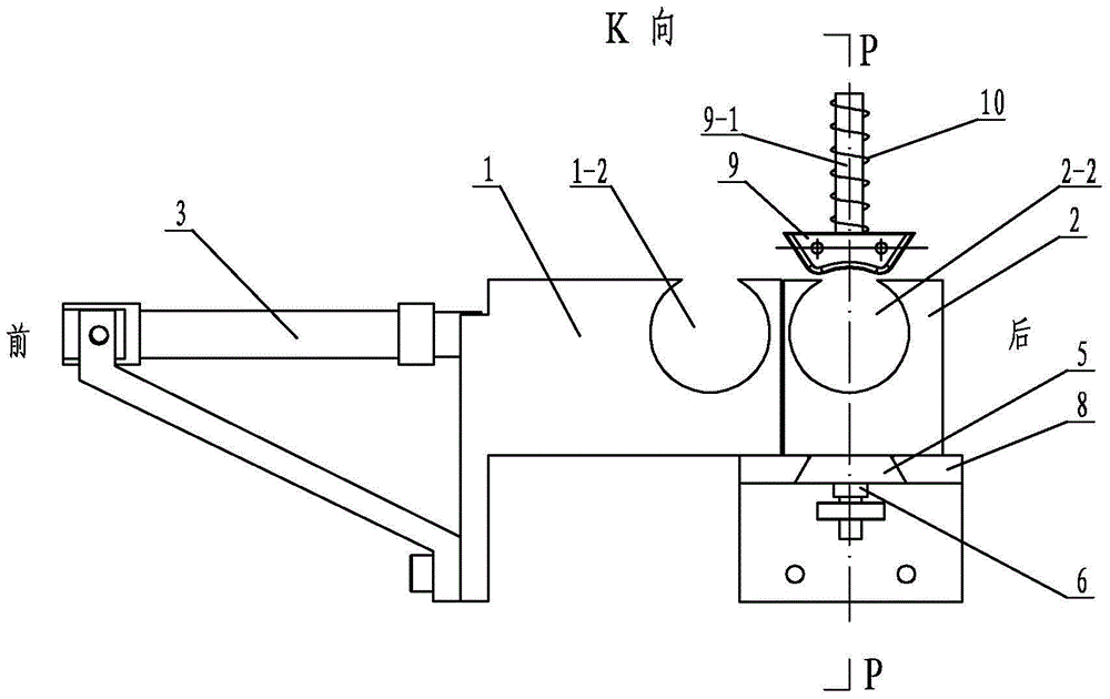 Feeding part on outer ring measuring device for automatic ball bearing assembly machine