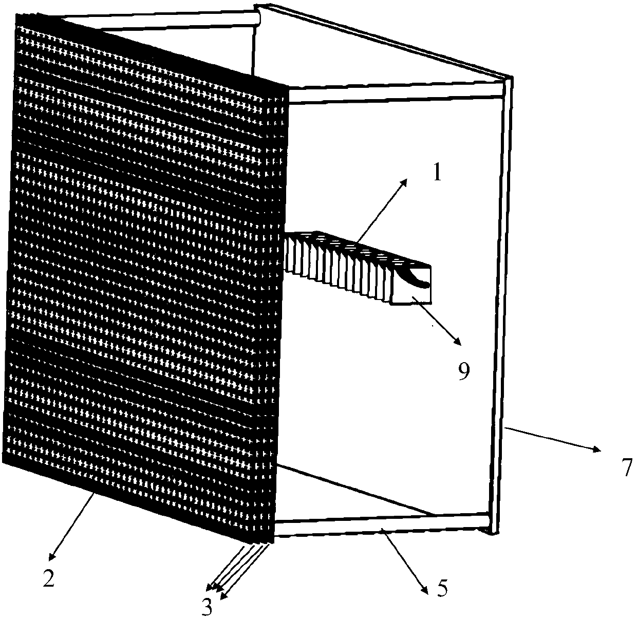 Multi-beam antenna based on one-dimensional microwave planar lens and double-tapered-slot antenna array