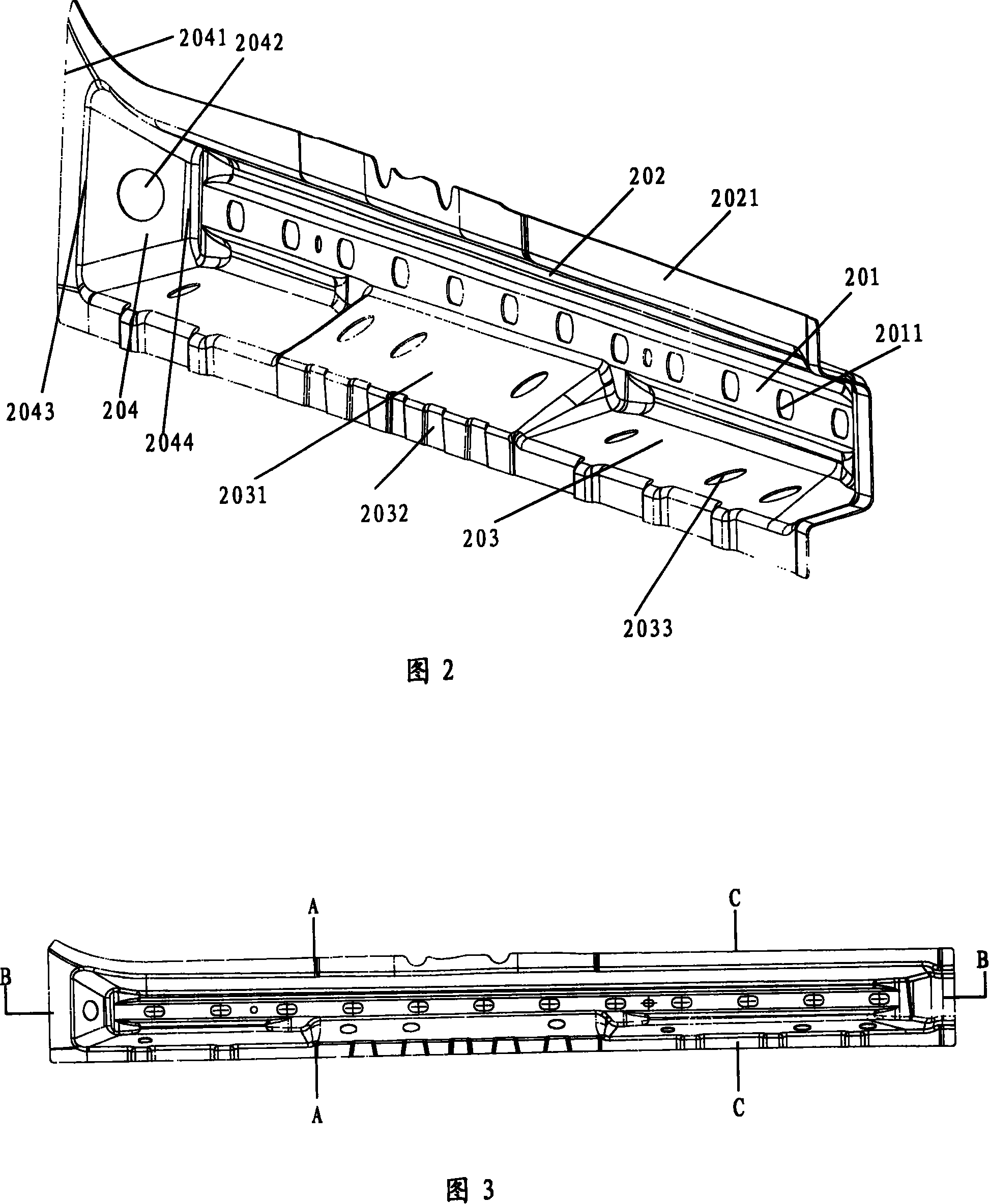 Automobile threshold