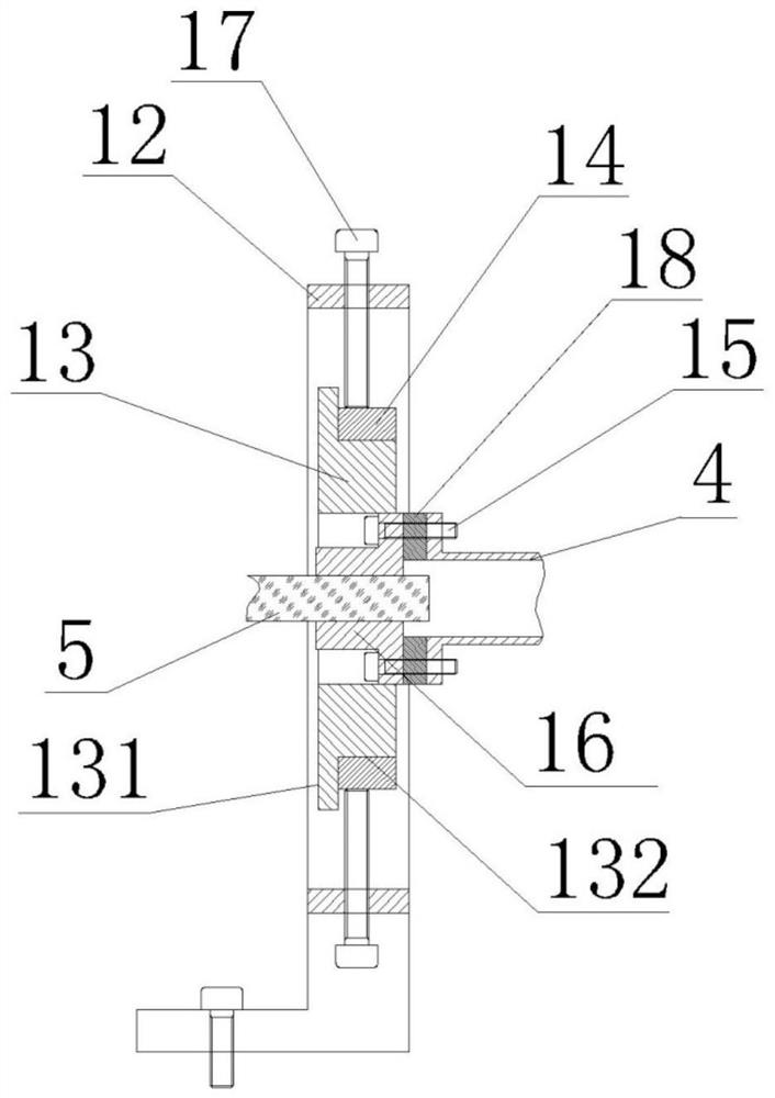 Laser fiber coupling debugging device and method