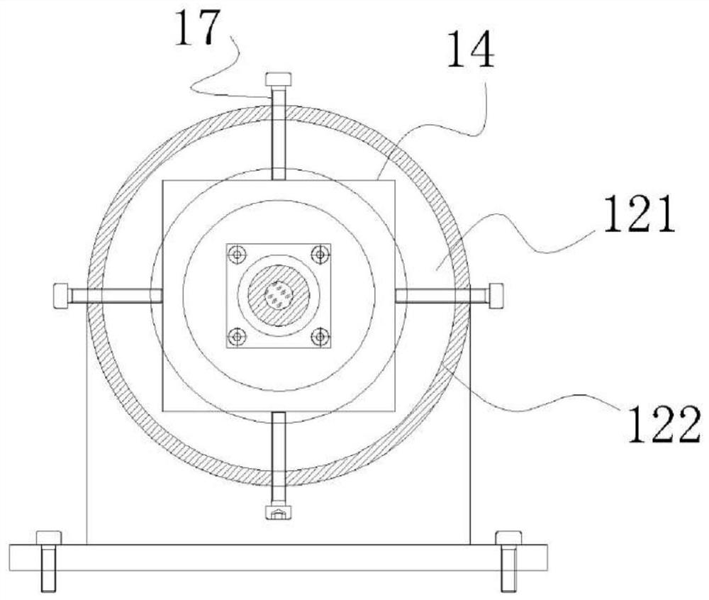 Laser fiber coupling debugging device and method