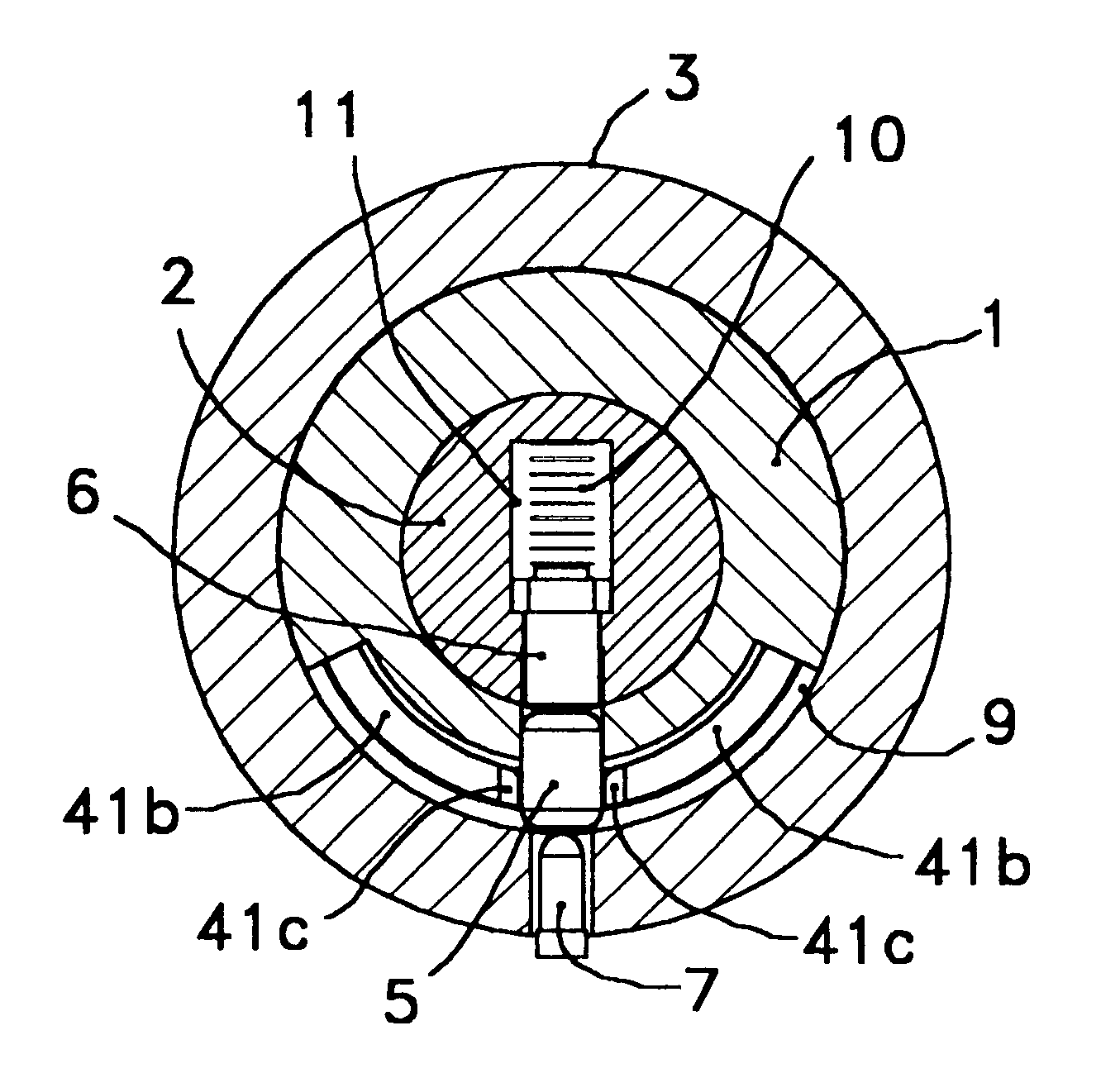 Clutch device for locks