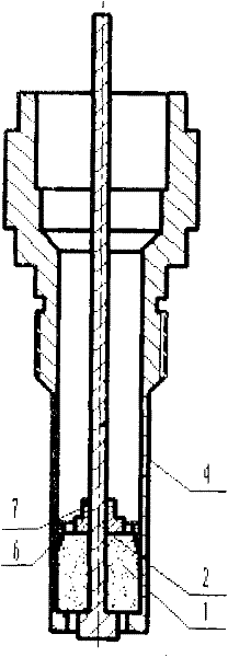 Highly reliable cuprous oxide semiconductor sparking plug sealing method