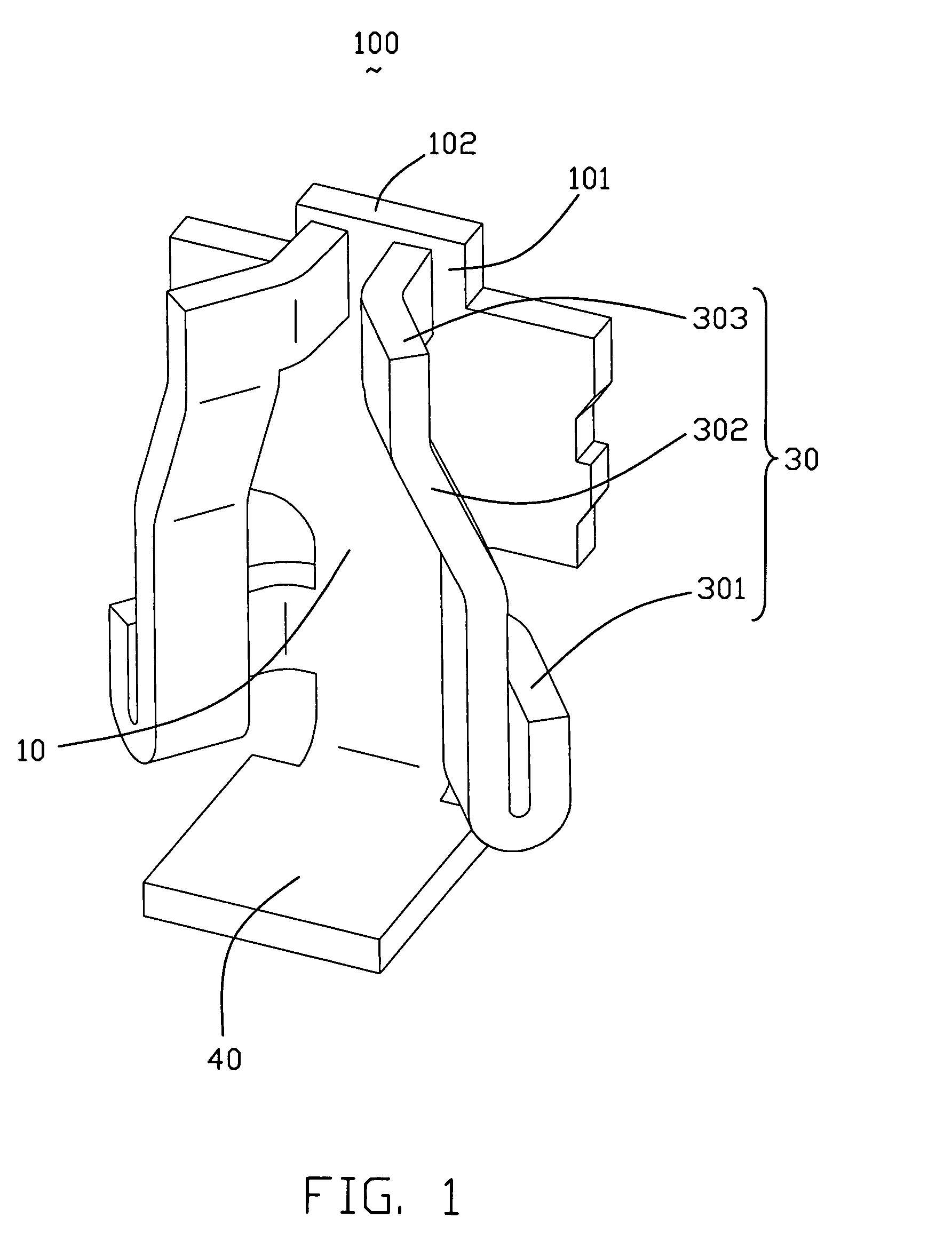 Conductive contact for CPU socket connector