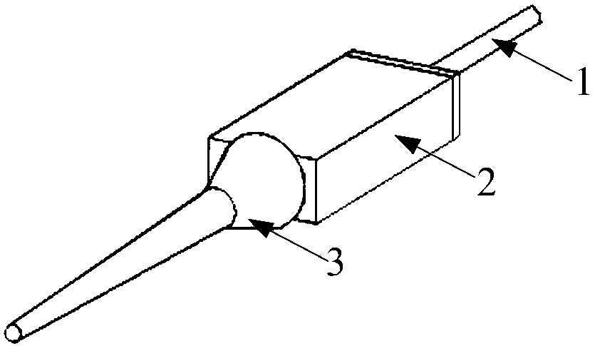 Small-aperture, high-gain and broadband dielectric rod antenna