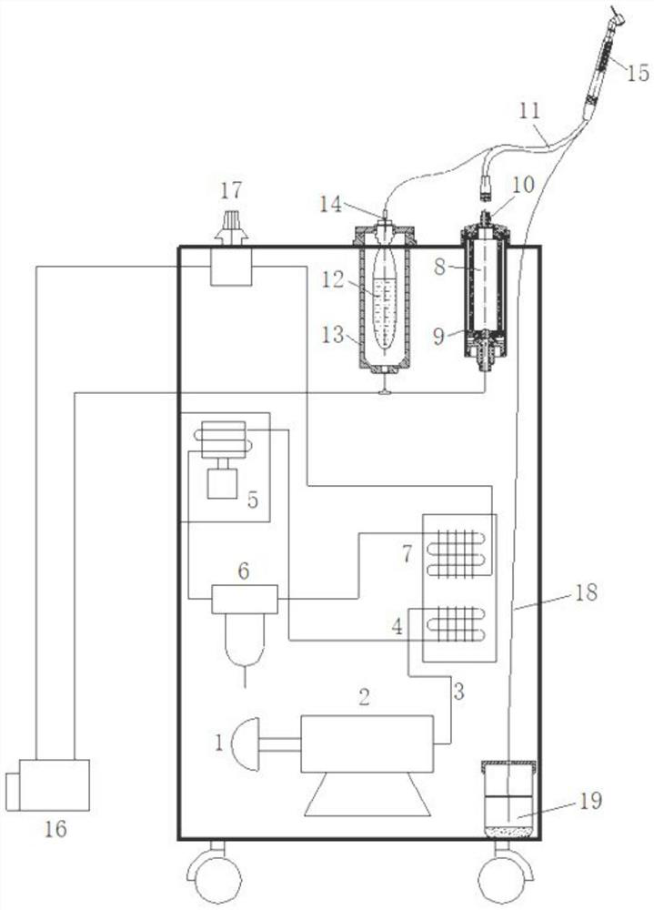 Sterile matching device of dental handpiece