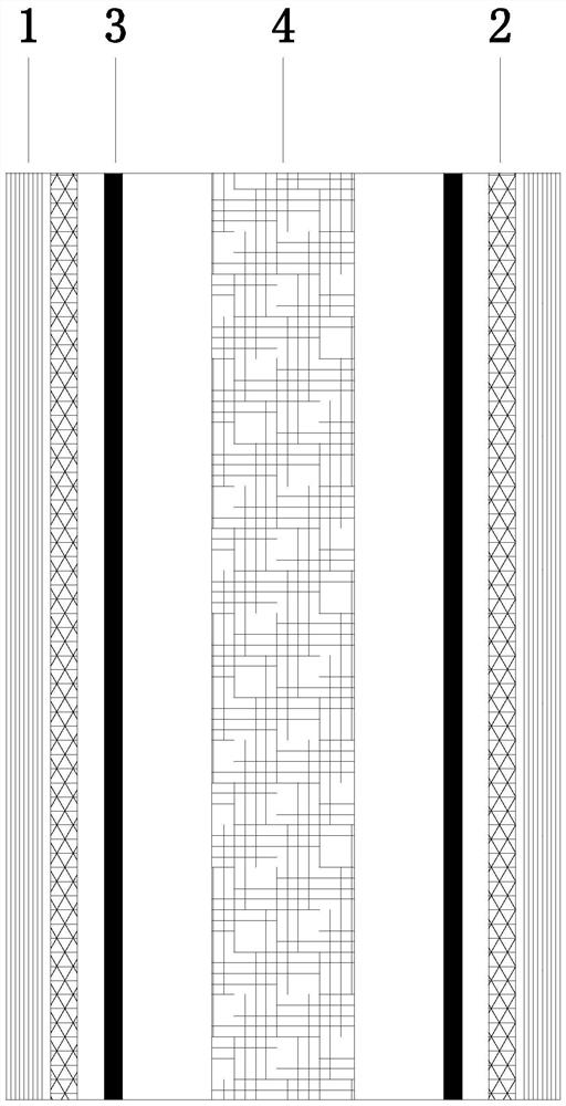 Bamboo-wood-based gas diffusion catalytic electrode and application thereof