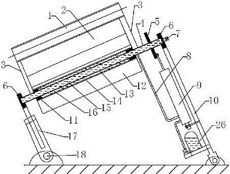 Solar semi-shading heat-driven automatic tracking device