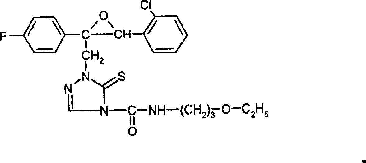 Oxyranyle-triazoline thiones and their use as microbicides