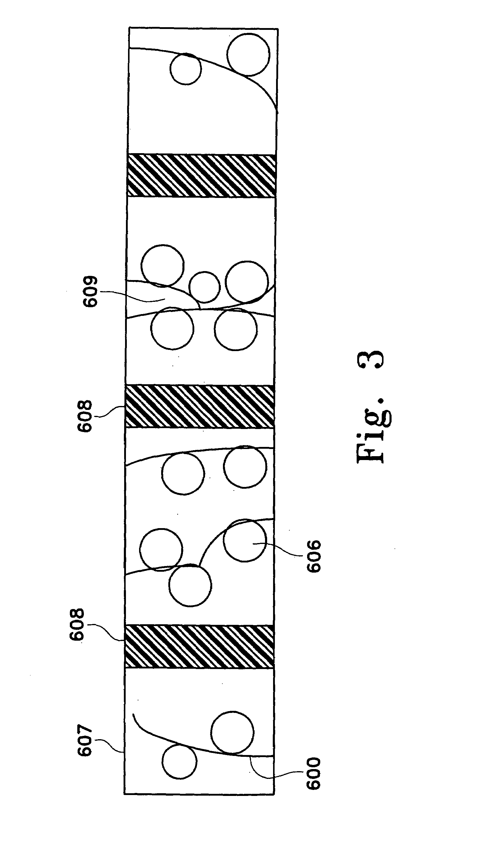 Removing compounds from blood products with porous particles immobilized in a matrix