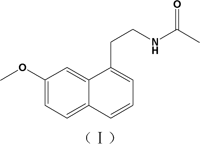 Preparation composite of agomelatine and preparation method thereof