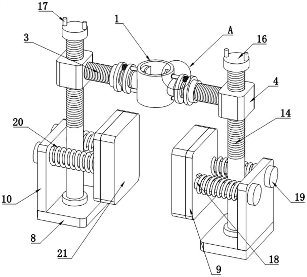 Puncture positioning device for nerve intervention