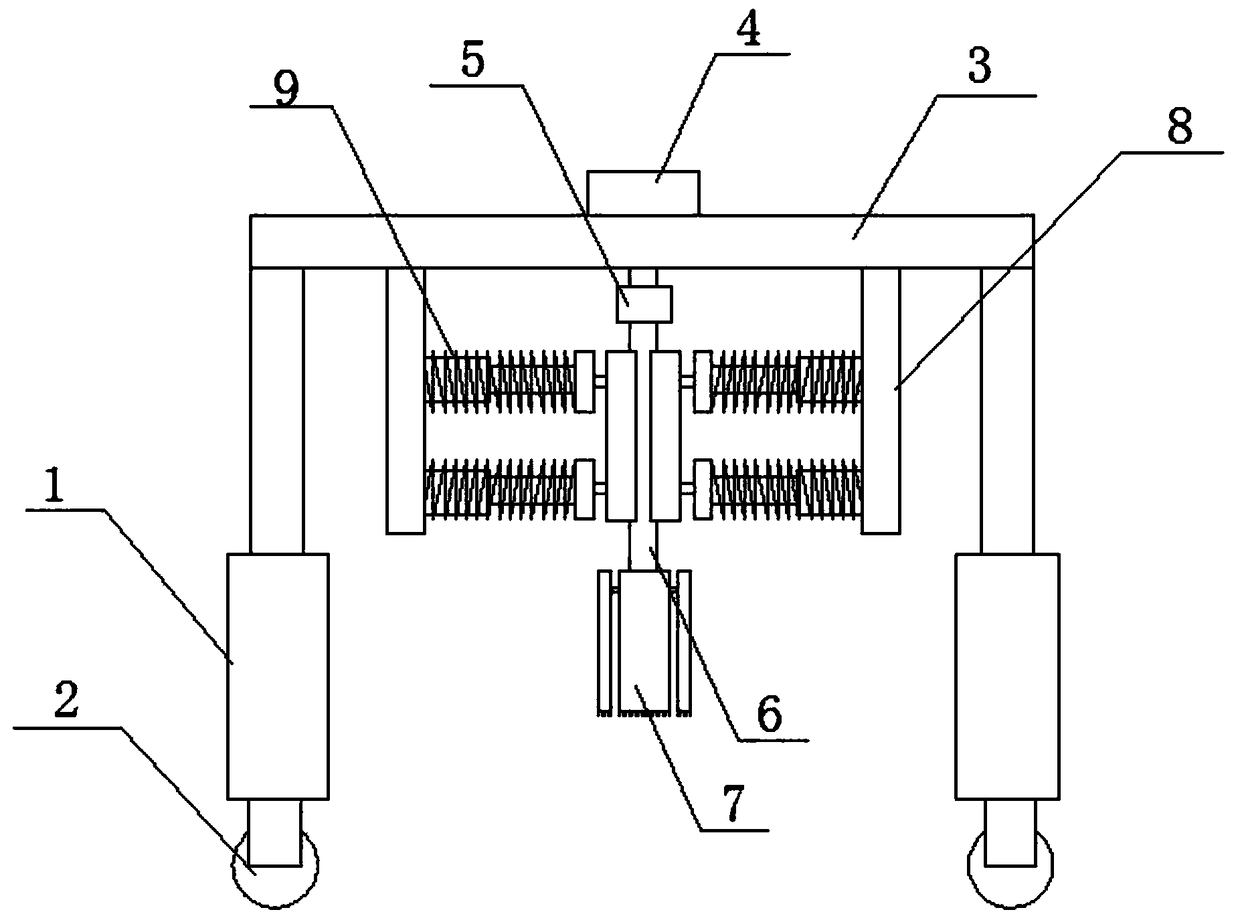 Adjustable drilling and coring machine for road construction