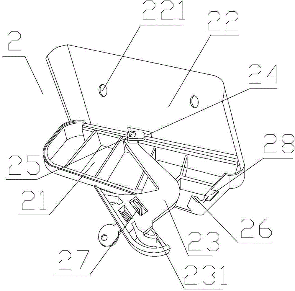 Wall-mounted medical sharp instrument box capable of being locked