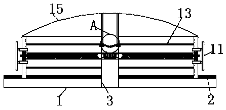 Equipment for detecting sealing performance of vehicle air conditioner outdoor unit through wind pressure