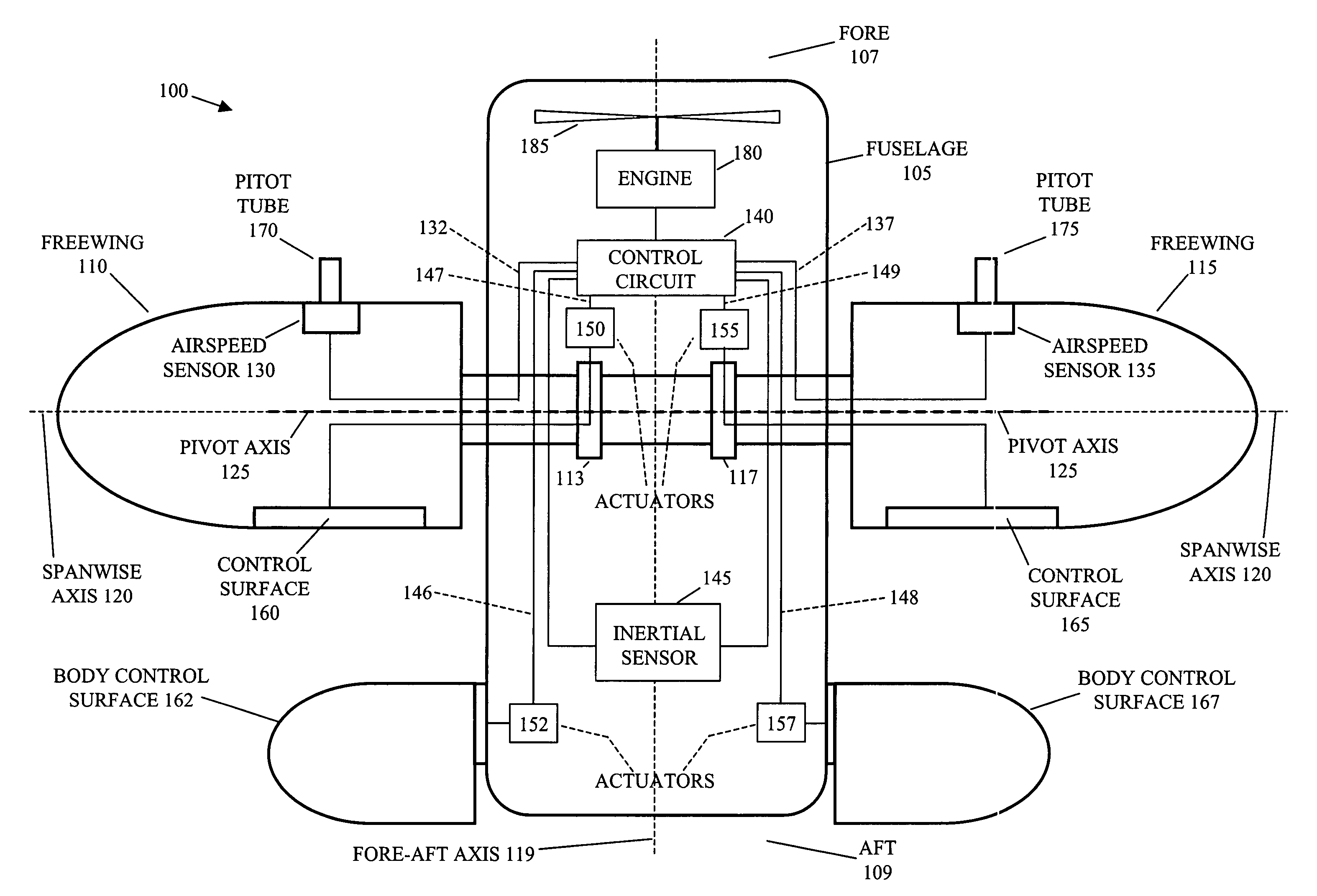 Inbound transition control for a tail-sitting vertical take off and landing aircraft