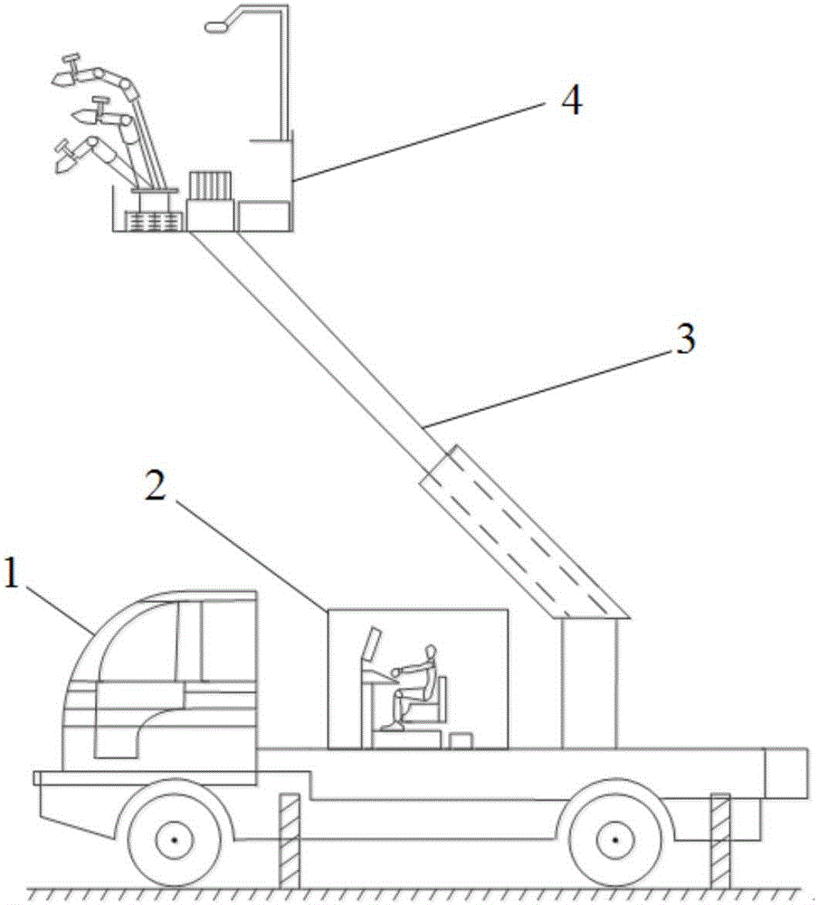 Hot-line working robot