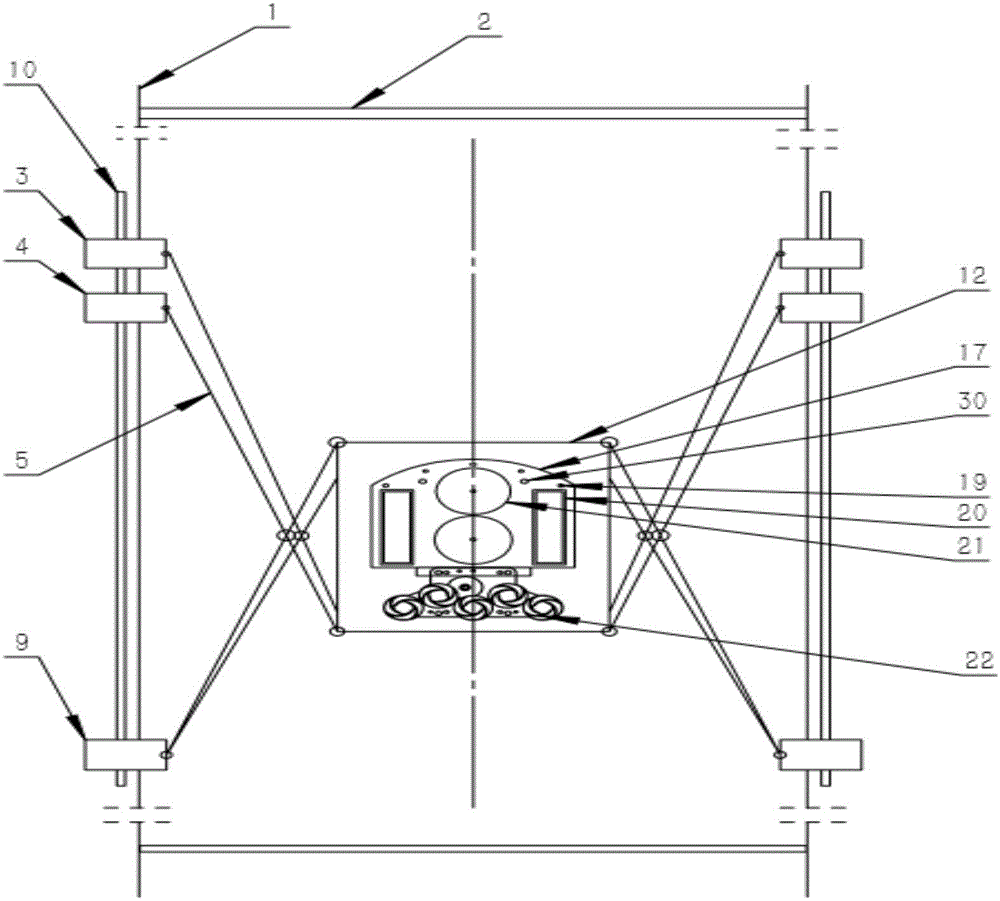 Curtain wall glass cleaning robot