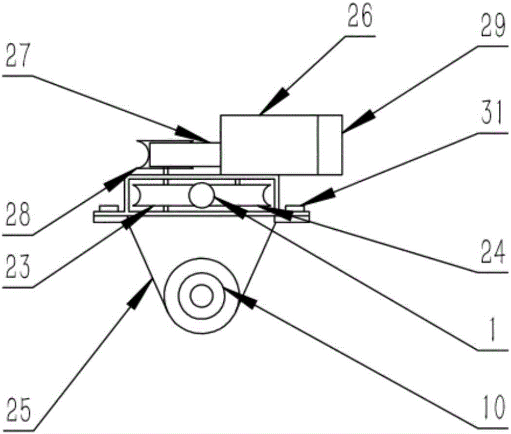 Curtain wall glass cleaning robot