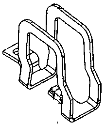 Movable static contact structure of small current moulded case circuit breaker with current limiting device