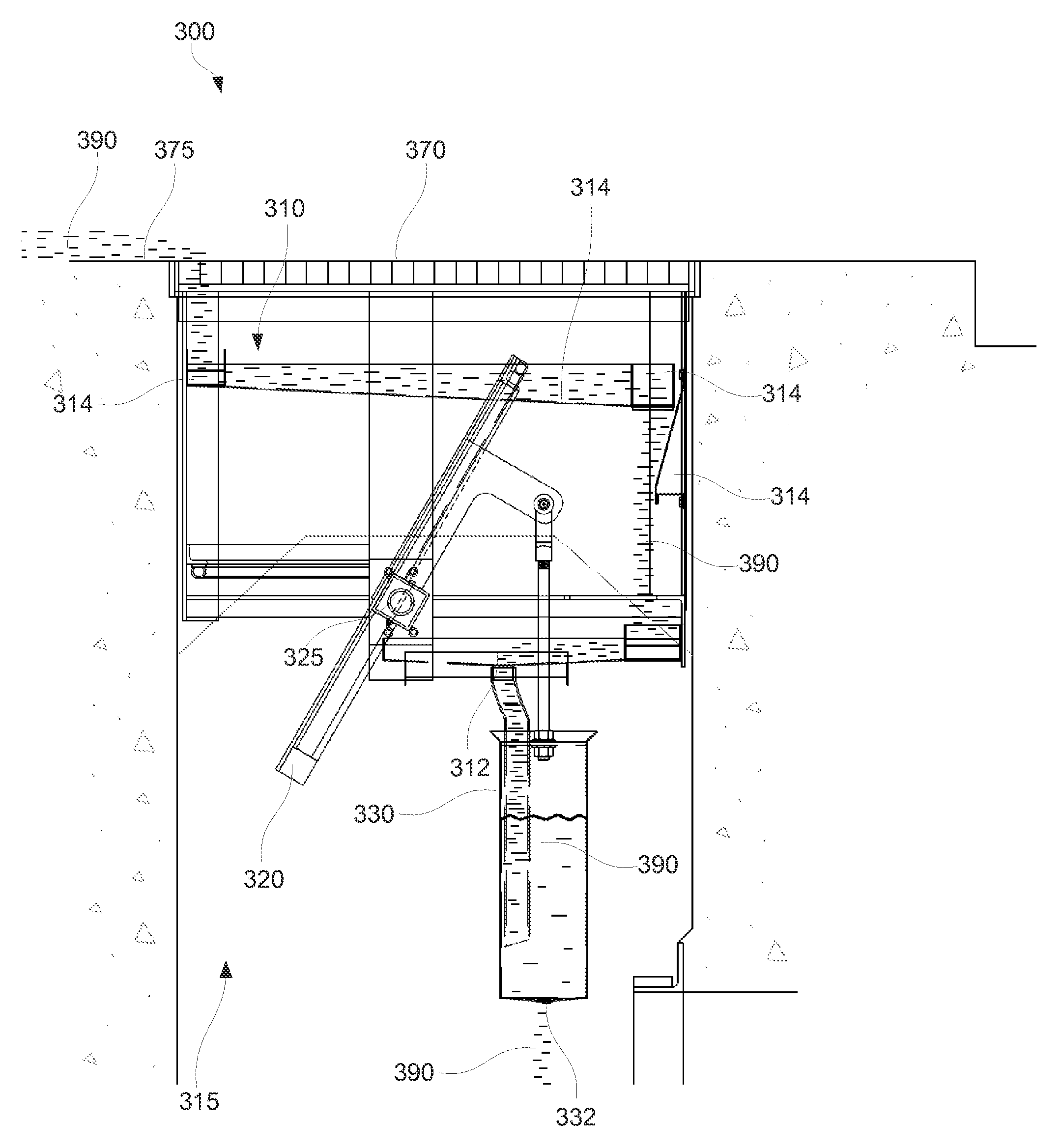 Passive underground flood protection