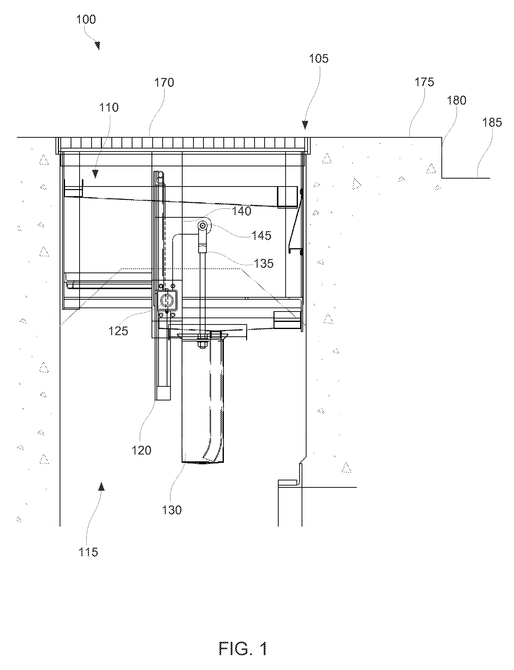 Passive underground flood protection