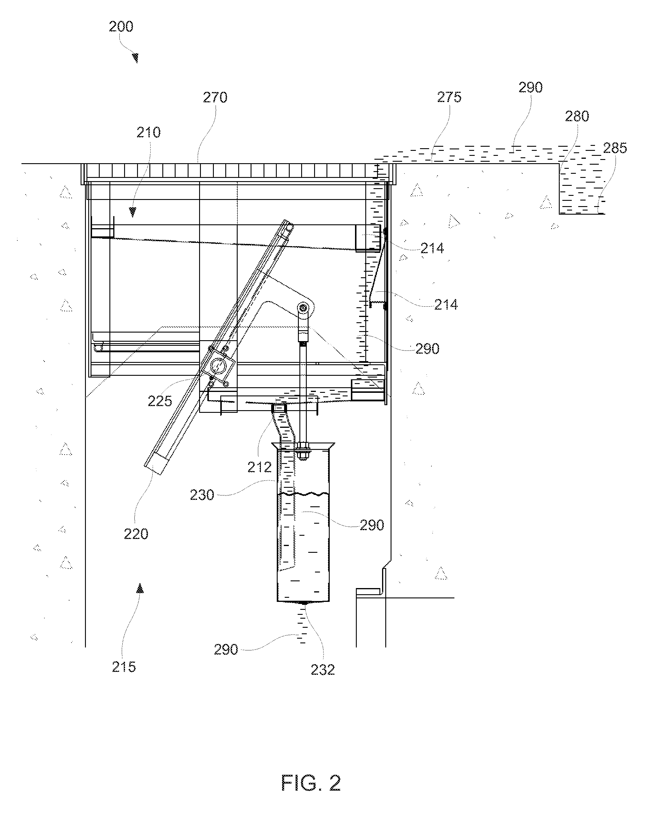 Passive underground flood protection