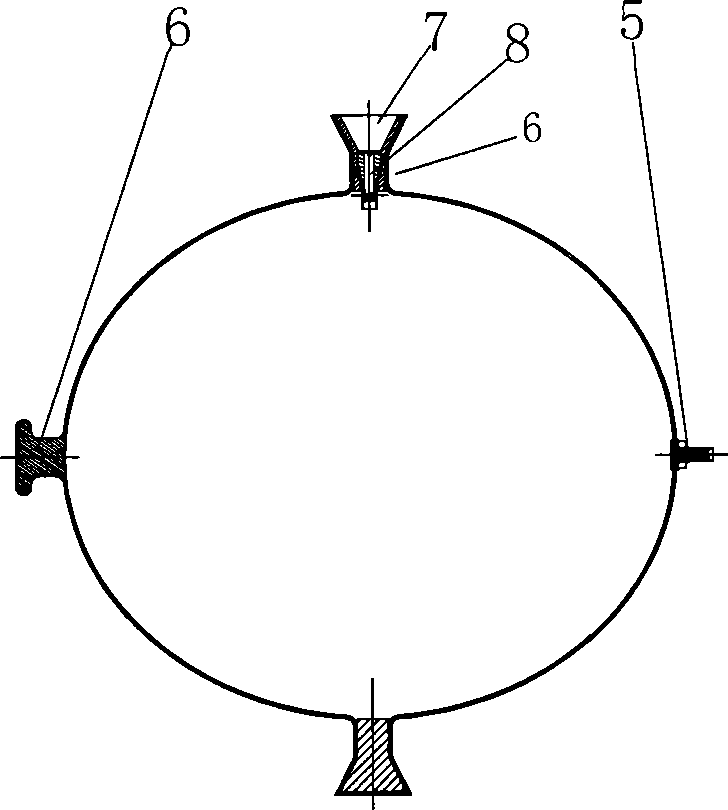 Automatic net-throwing fishing machine at ocean floor