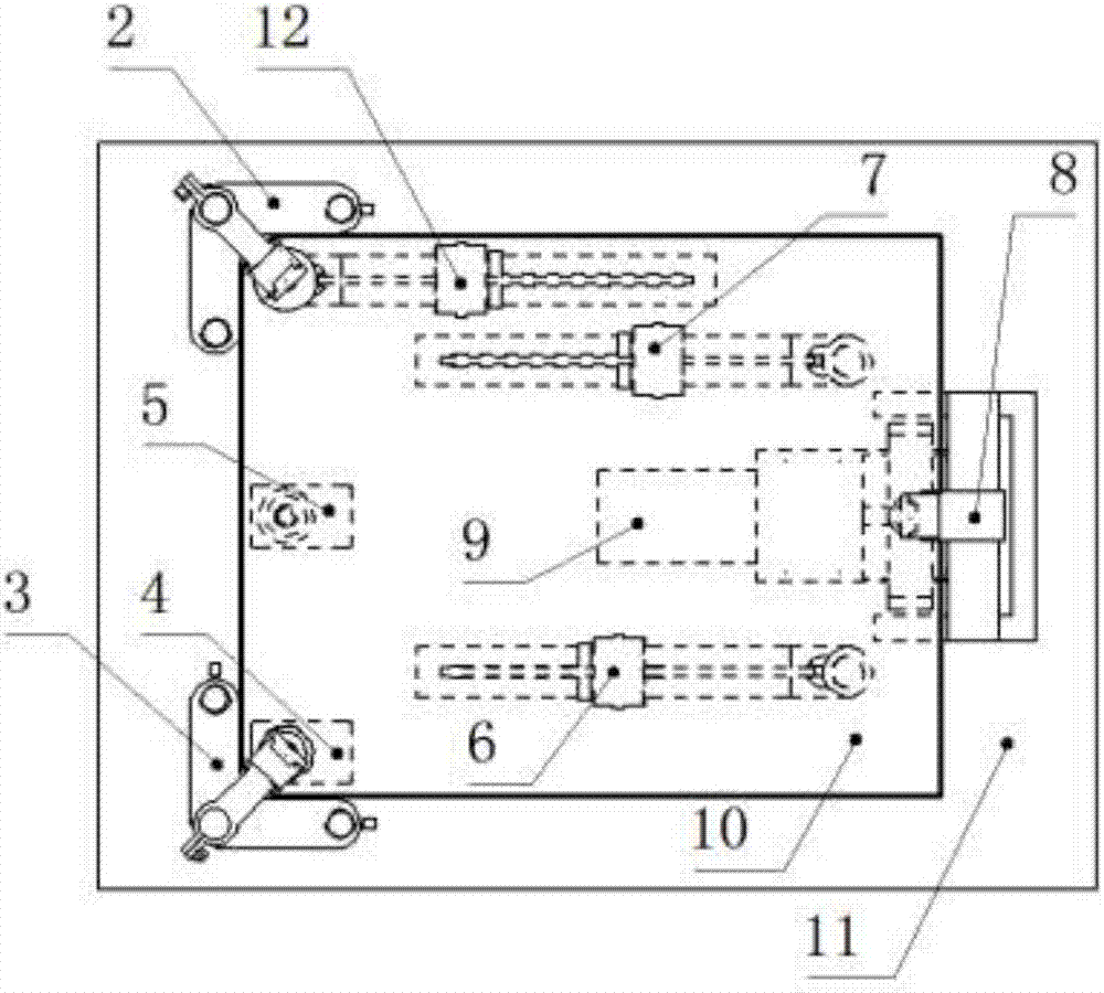 Ultra-high precision oblique test platform