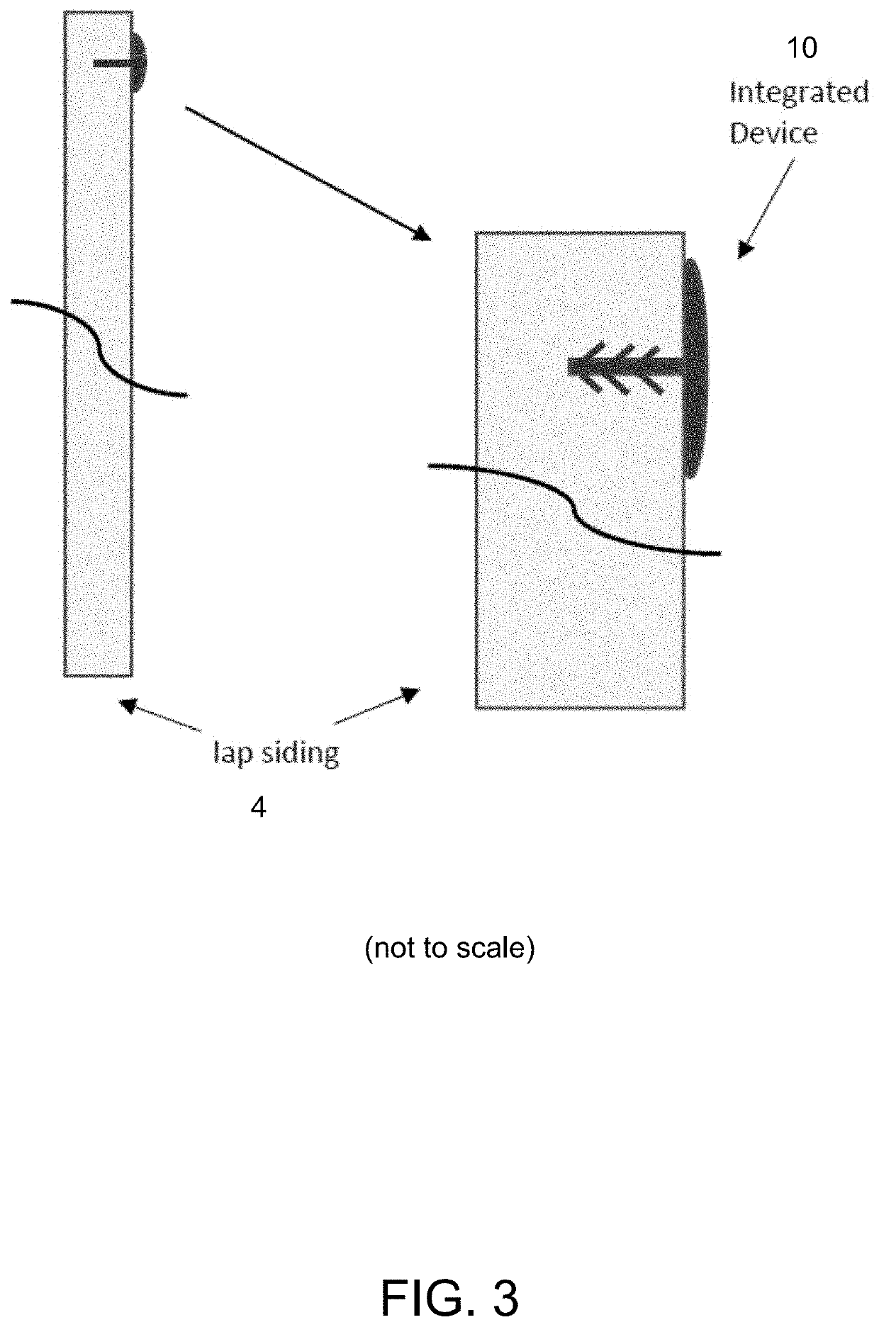 Siding with integrated rainscreen for concrete wall or block construction