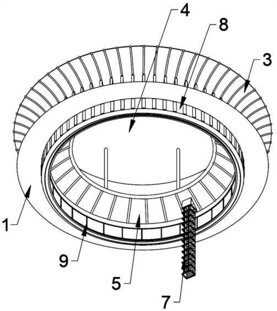 A safety protection and anti-drop device suitable for water conservancy construction sites