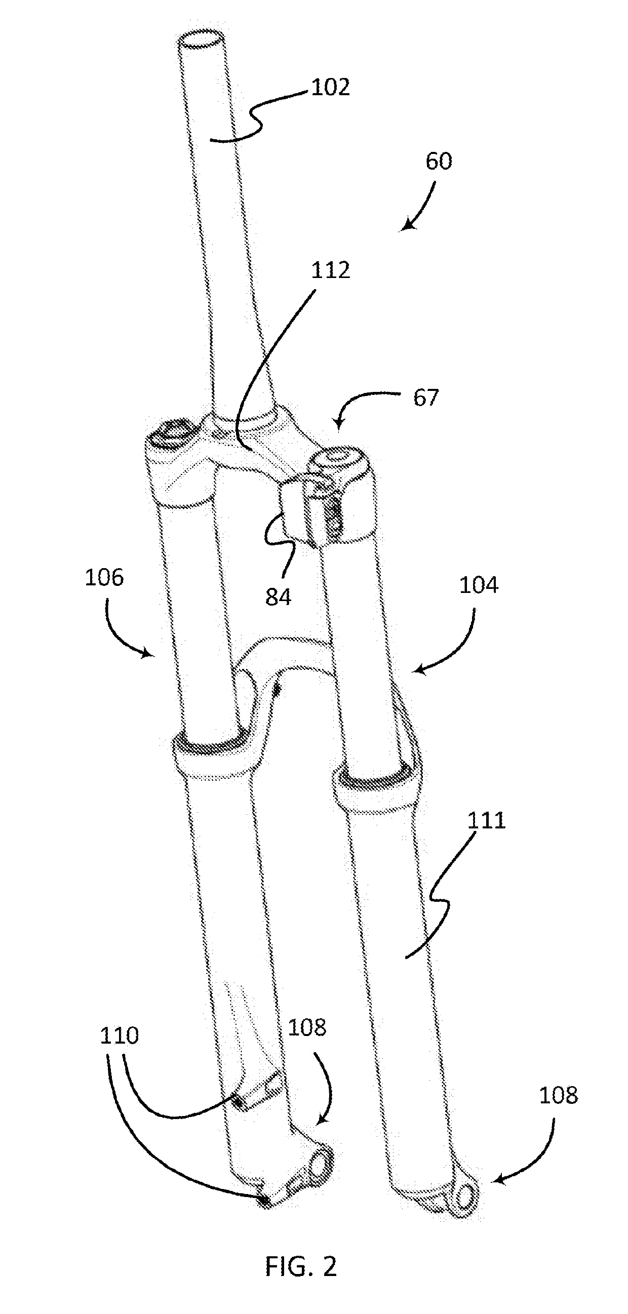 Controllable cycle suspension