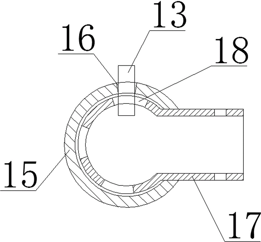 Integrated omnidirectionally-adjustable all-angle-illumination solar LED street lamp