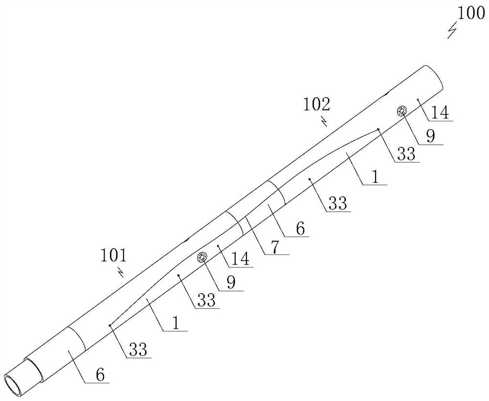 A hydraulically driven hydraulic jet infinite stage fracturing device