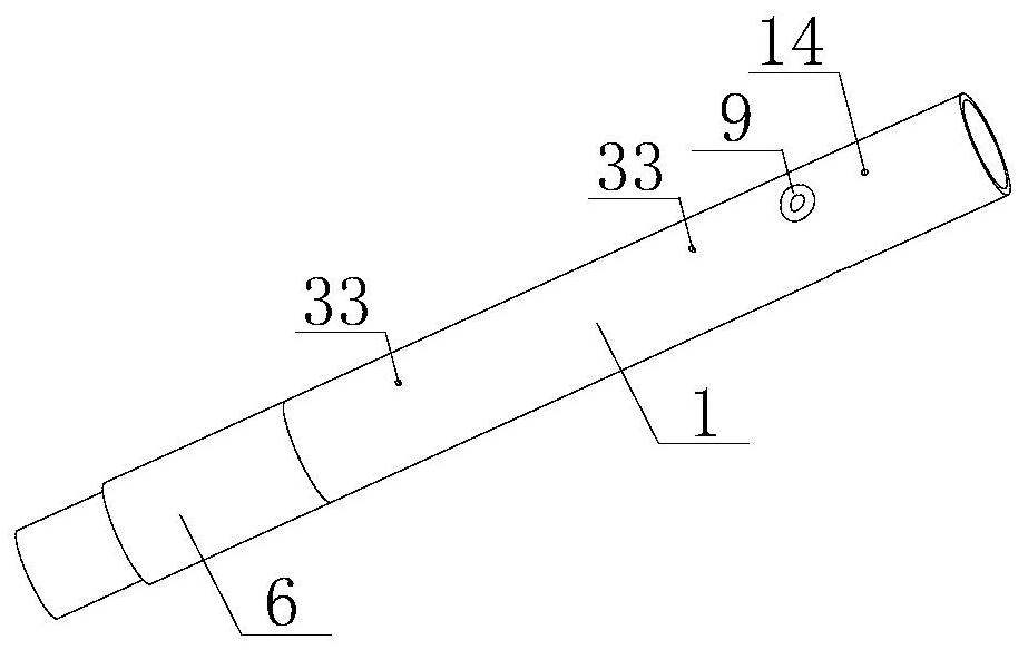 A hydraulically driven hydraulic jet infinite stage fracturing device