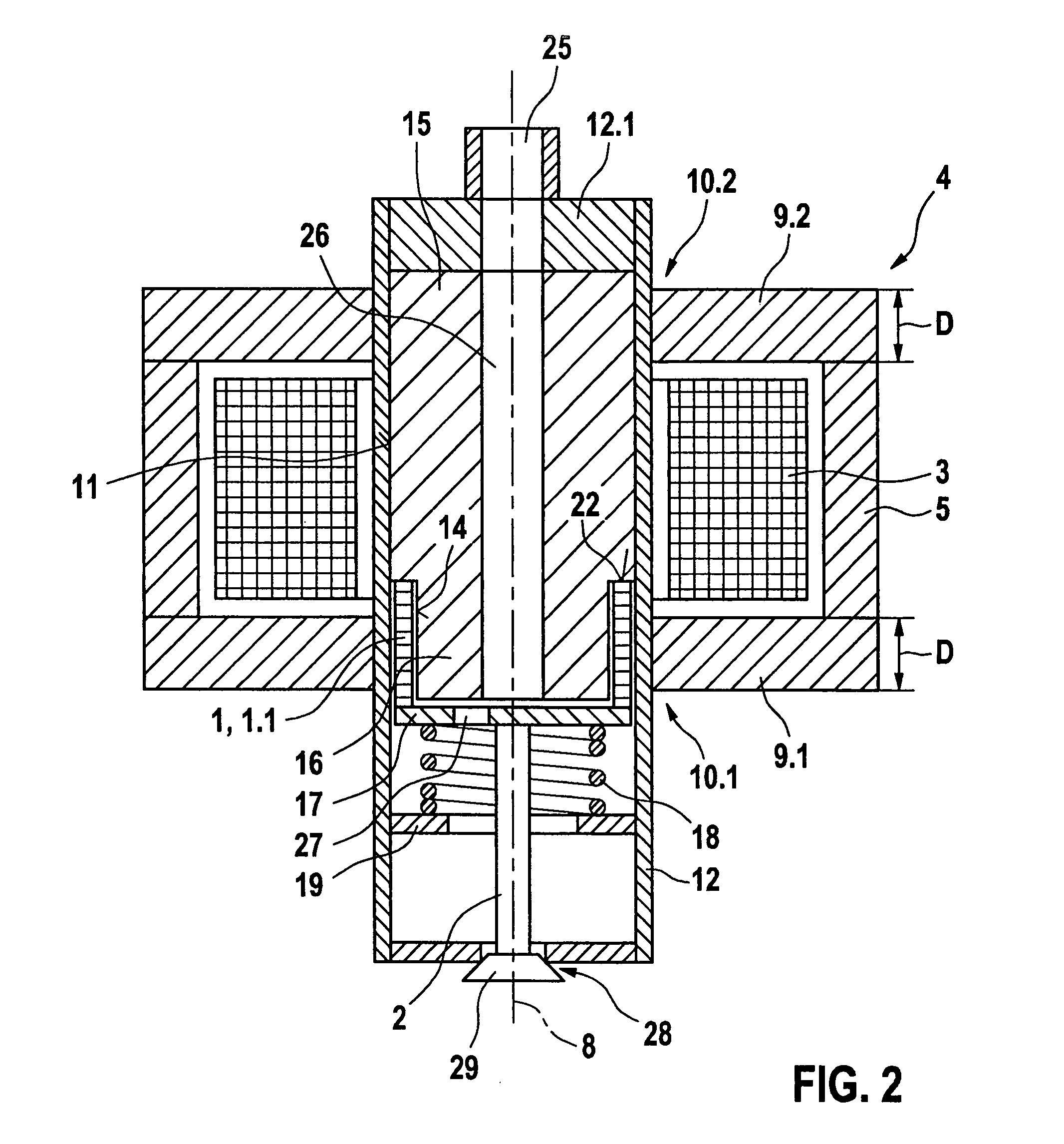 Device having a shape memory element