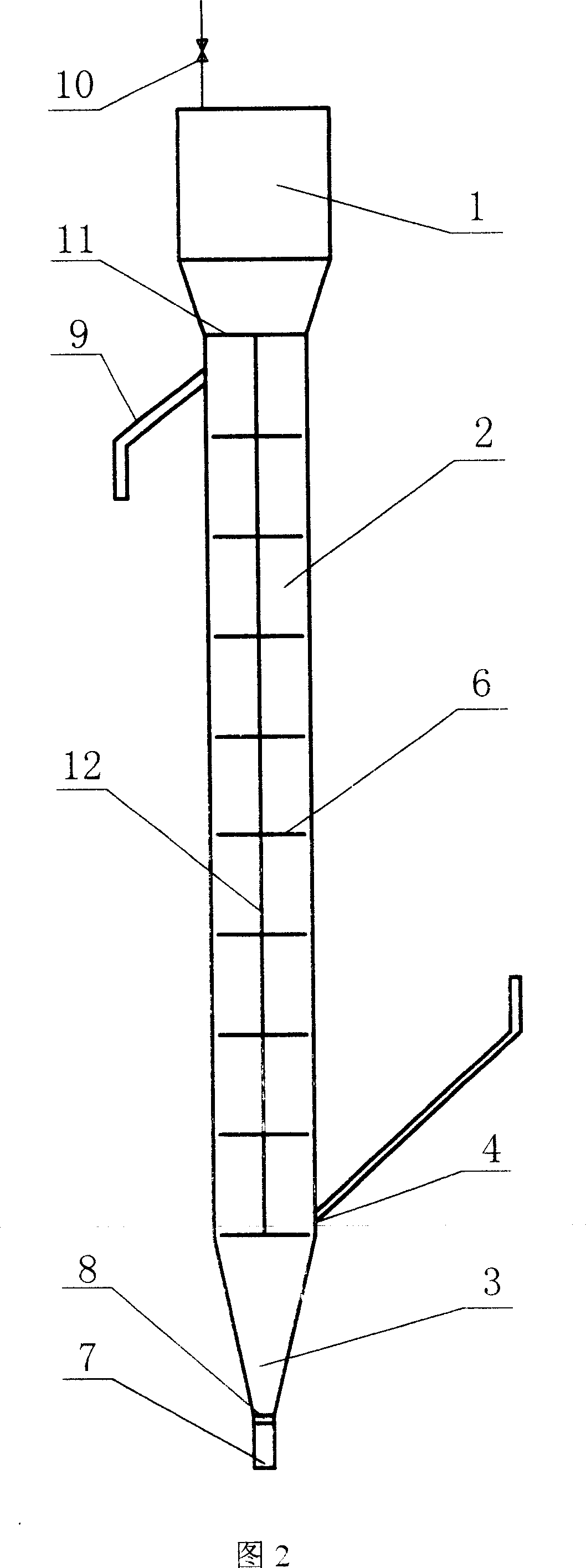 Fluid-bed reactor for oxido-reduction sintering of high calcium magnesium titanium slag