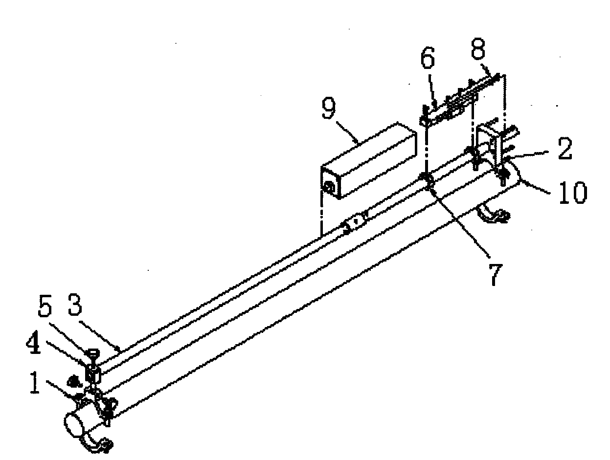Suspension cable strain measurement device