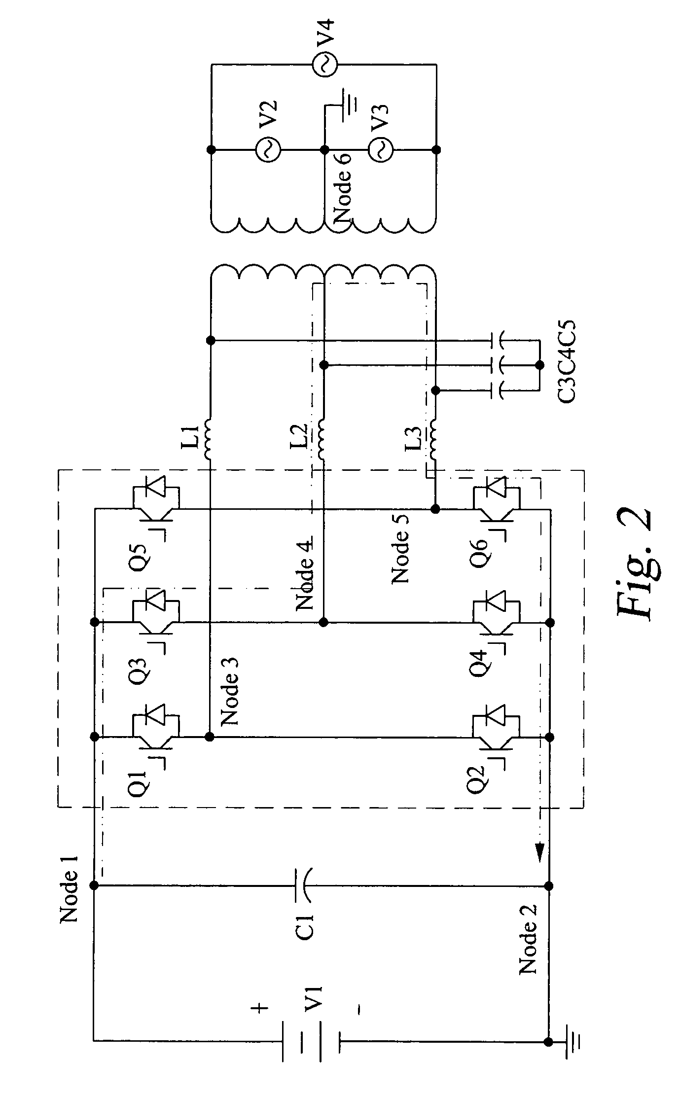 Transformerless power conversion circuit for grid-connected power generation systems