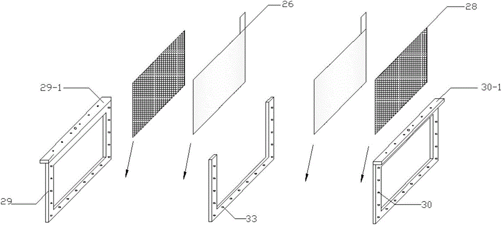 Stack baffling type microbial fuel cell and method for treating waste water and achieving zero energy consumption by using stack baffling type microbial fuel cell