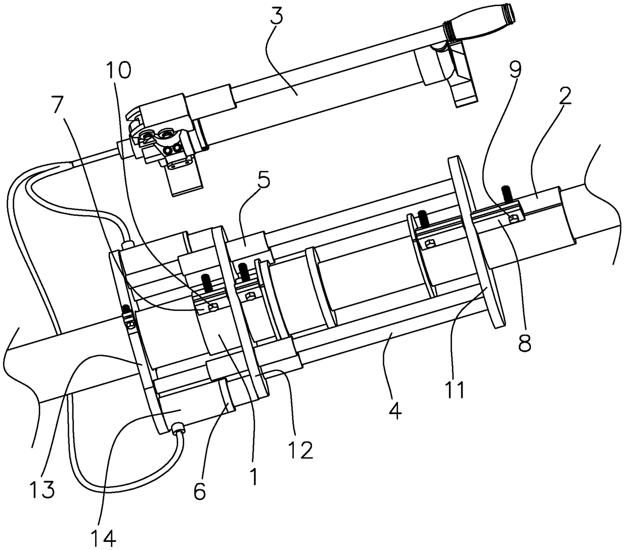 Connection tool used for connecting pipelines and method for connecting pipelines through connection tool