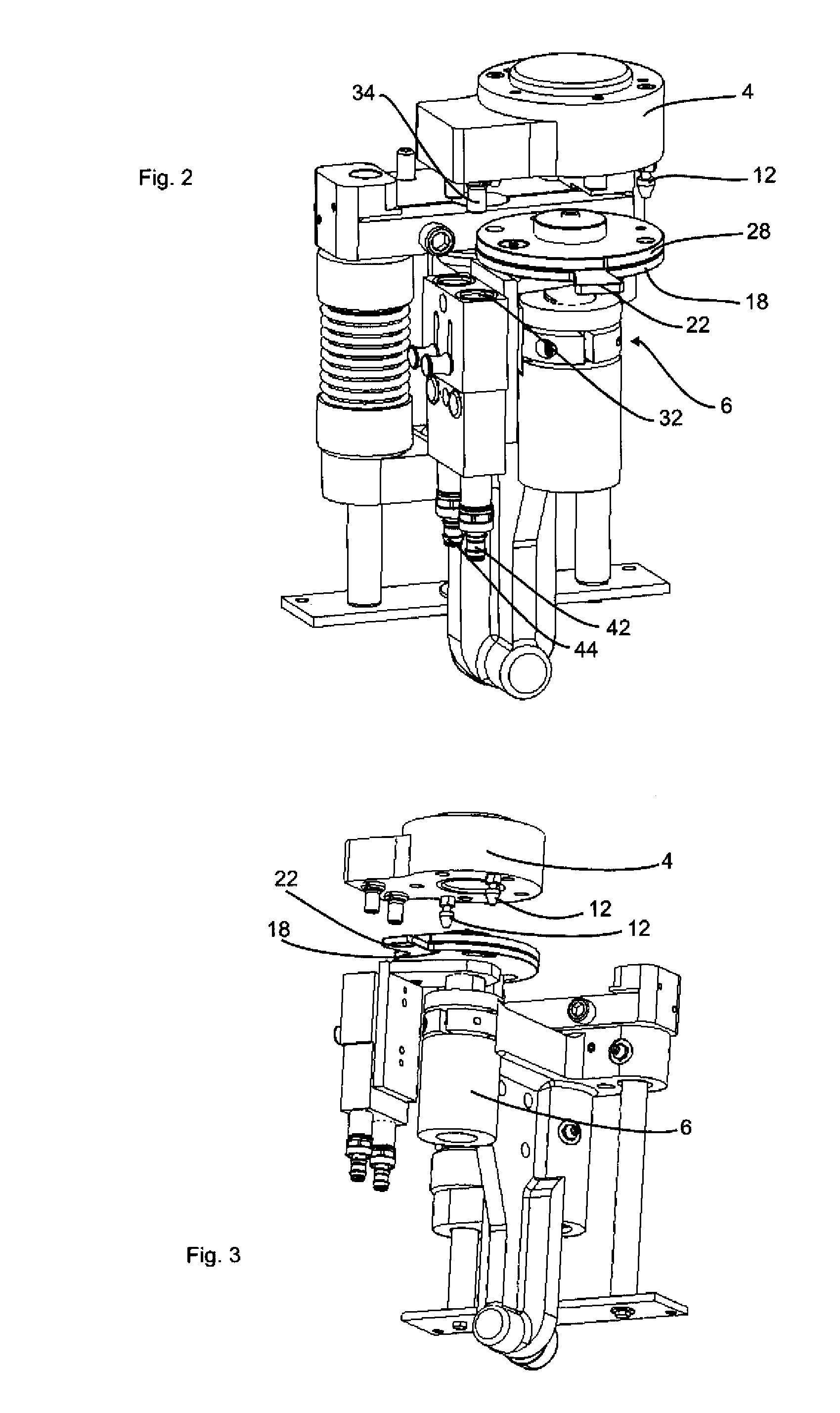 Rapid changeover mechanism for bottom portions