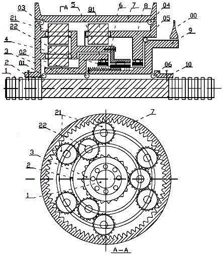 Bicycle inner transmission and manufacture method thereof