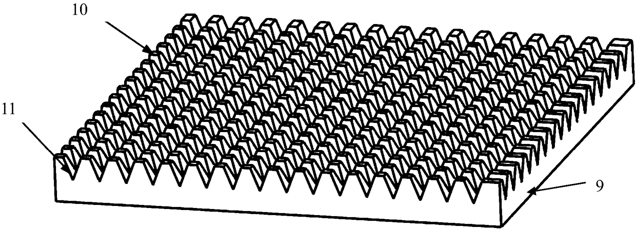 Composite microstructure current collector for lithium ion battery and preparation method of composite microstructure current collector